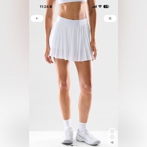 TNA White Tennis skirt